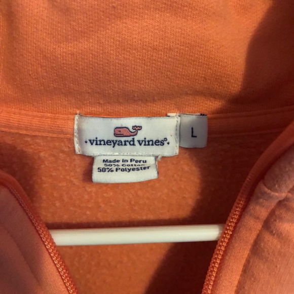 Vineyard Vines Women's Cowl Neck Sweater in Coral - Picture 3 of 3